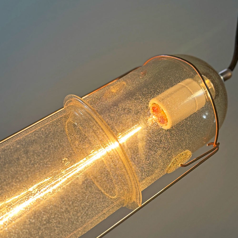 ピーターアイビー PETER IVY ライトカプセル L LIGHT CAPSULE ペンダントライト 流動研究所 ガラス作家 定価￥250,000- ◎