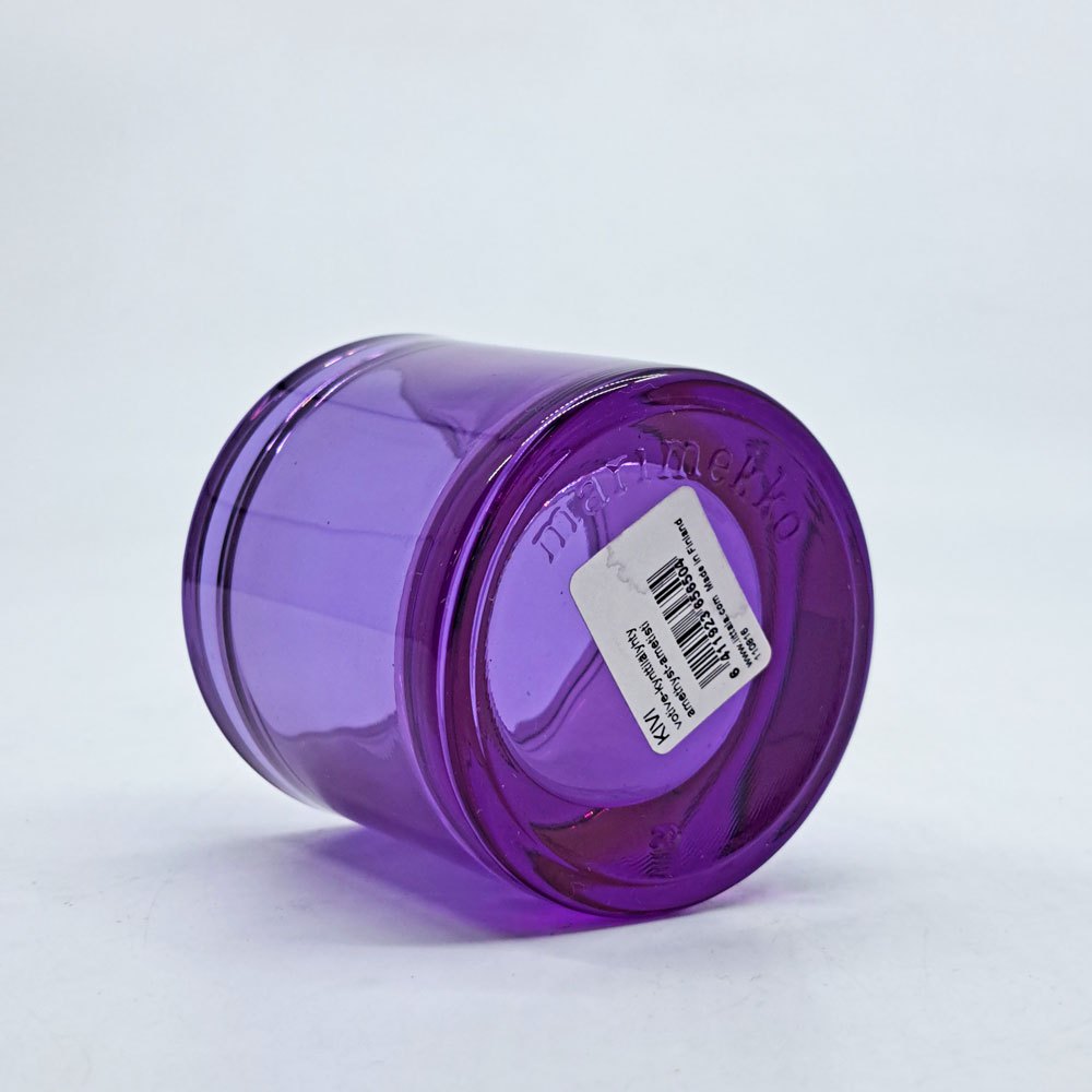 イッタラ iittala マリメッコ marimekko キビ kivi キャンドルホルダー アメジスト 60mm フィンランド 北欧雑貨 廃番カラー ●