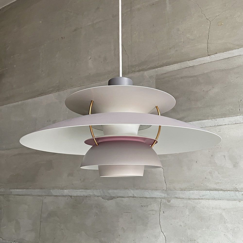 ルイスポールセン Louis Poulsen PH5 グレーグラデーション ペンダントライト ポール・ヘニングセン 北欧 デンマーク 名作照明 箱付き 新品未使用 ♪