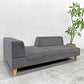 フランネルソファ FLANNEL SOFA ピヴォ PIVO ONE ARM SOFA 片アームソファ  2.5人掛け ファブリック グレー系 モダンデザイン 〓