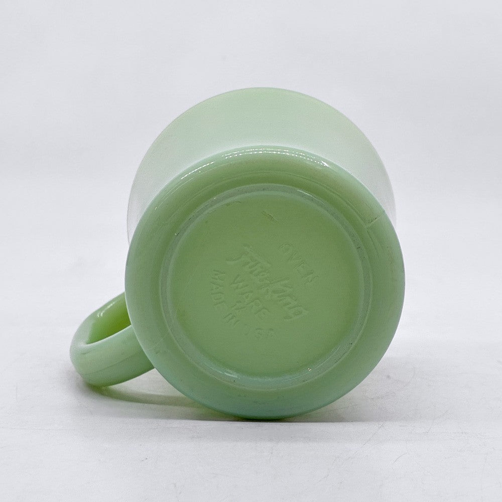 ファイヤーキング FIRE KING ジェダイ JADE-ITE マグカップ Dハンドル USビンテージ 1950年代～1960年頃 A ●