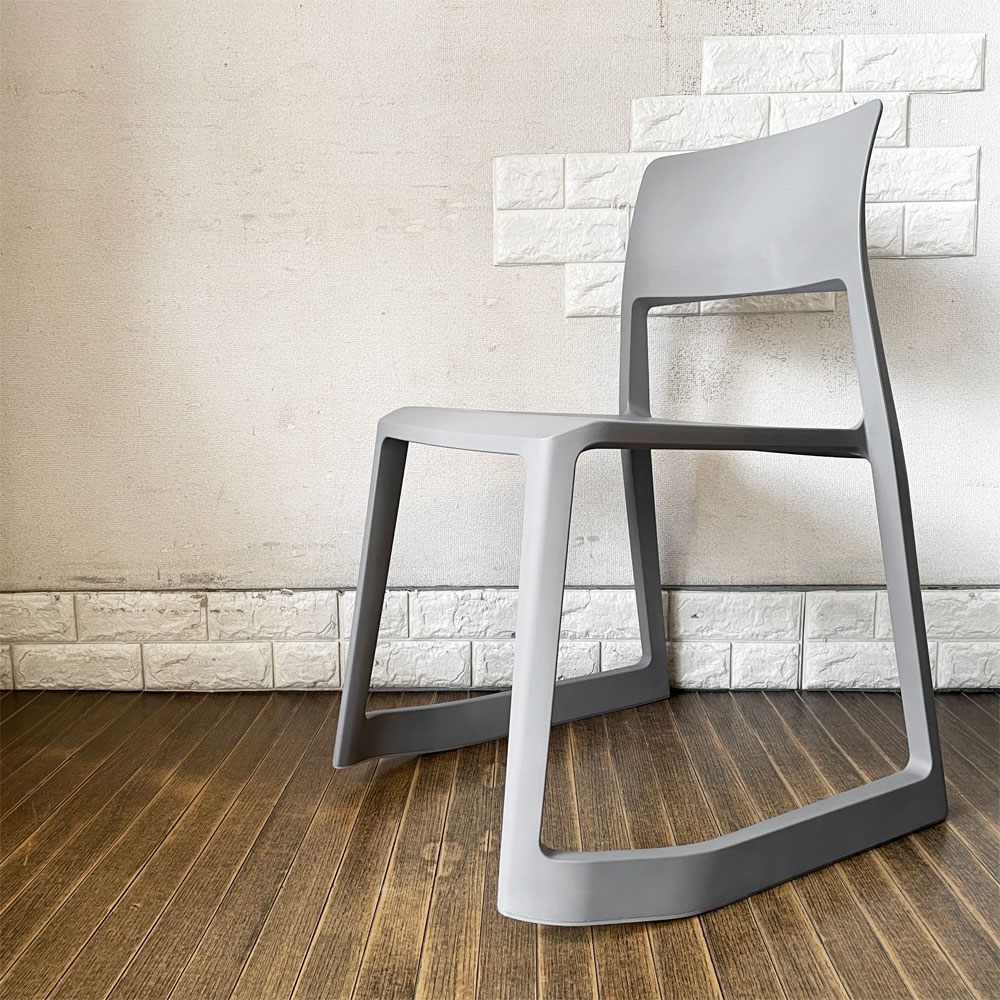 ヴィトラ Vitra ティプトン Tip Ton ワークチェア ダイニングチェア デスクチェア バサルト スタッキング チルト機能 定価￥47,300- A ◎