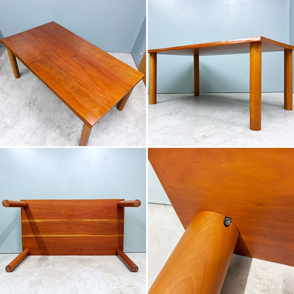 家具蔵 KAGURA カーム CALM ダイニングテーブル チェリー無垢材 W165cm 耳付き クラフト家具 国産家具 ◎