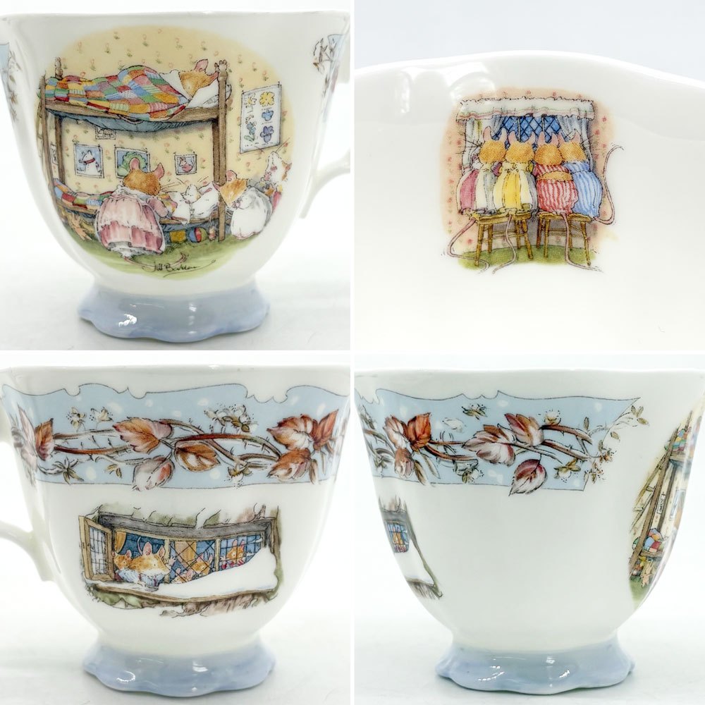 ロイヤルドルトン Royal Doulton ブランブリーヘッジ ティーカップ＆ソーサー 1999年限定品 イギリス ●