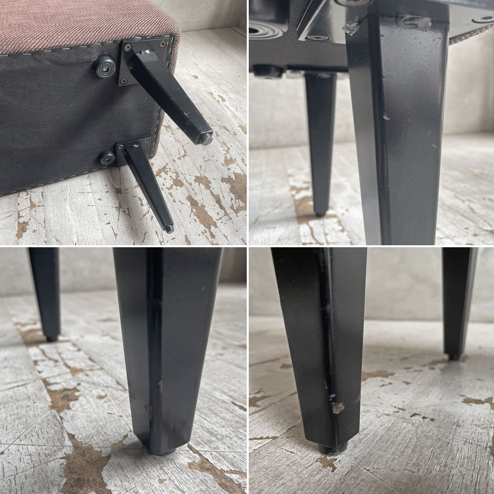 クラッシュゲート CRASH GATE タブレザーワークス tabu Leather Works チェルシー CHELSEA ベンチ 2Pスツール チェック柄 廃番 ♪