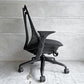 ハーマンミラー HermanMiller セイルチェア SAYL Chair デスクチェア ブラック サスペンションミドルバック アジャスタブルアーム キャスター付 イヴ・ベアール ♪