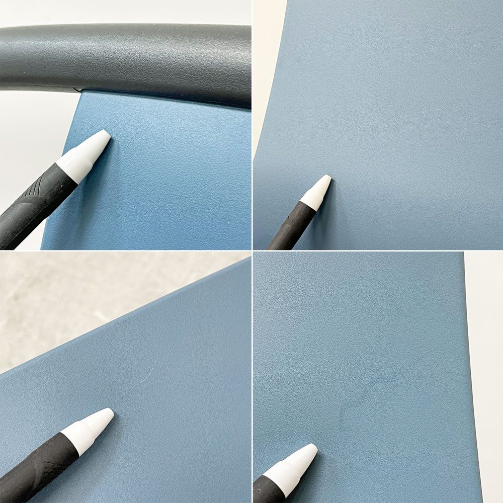ヴィトラ Vitra ベルヴィルチェア Belleville Chair ダイニングチェア スタッキングチェア シーブルー ロナン & エルワン・ブルレック D ●