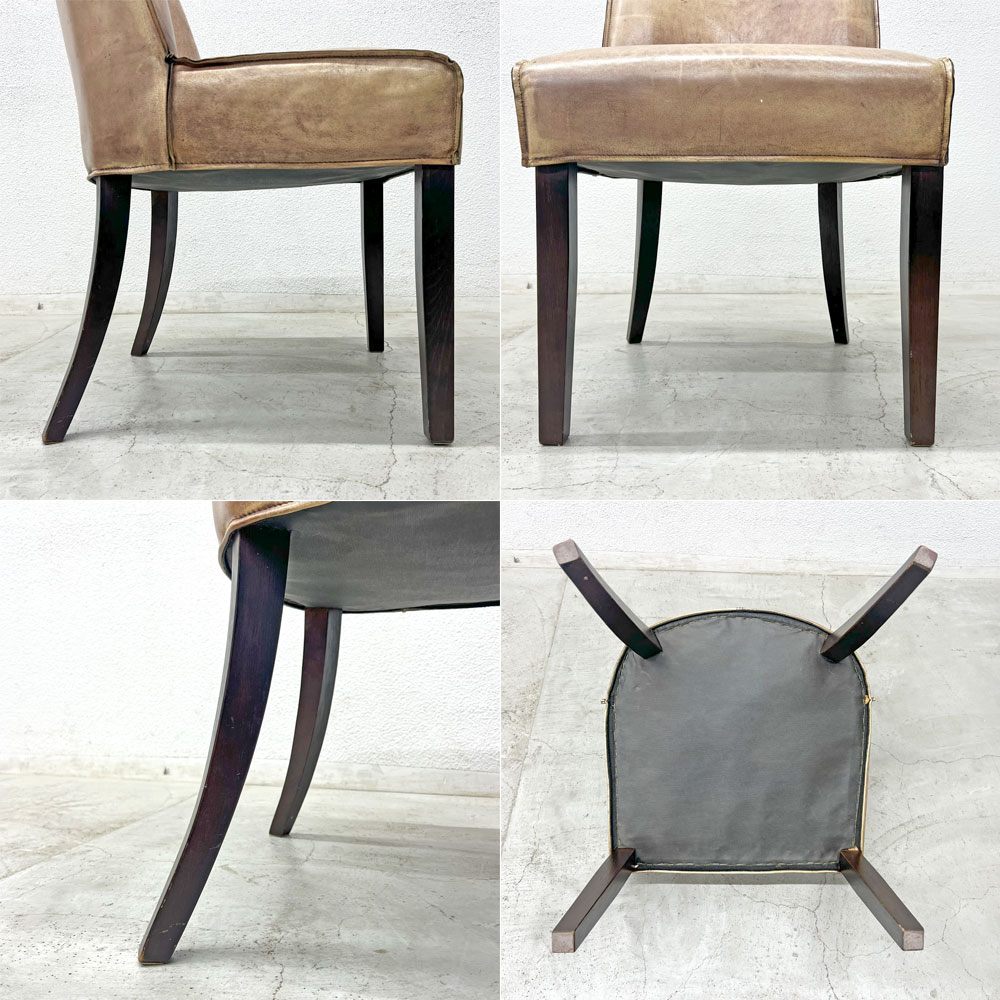 ダルトン DULTON ランディーチェア Randy Chair 本革 レザー ラウンジチェア アームチェア ビンテージスタイル Ｂ 〓