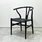 カールハンセン＆サン Carl Hansen & Son CH24 Yチェア 日本仕様サイズ ブラックラッカー×ブラックペーパーコード ハンス・J・ウェグナー ビーチ材 A ●