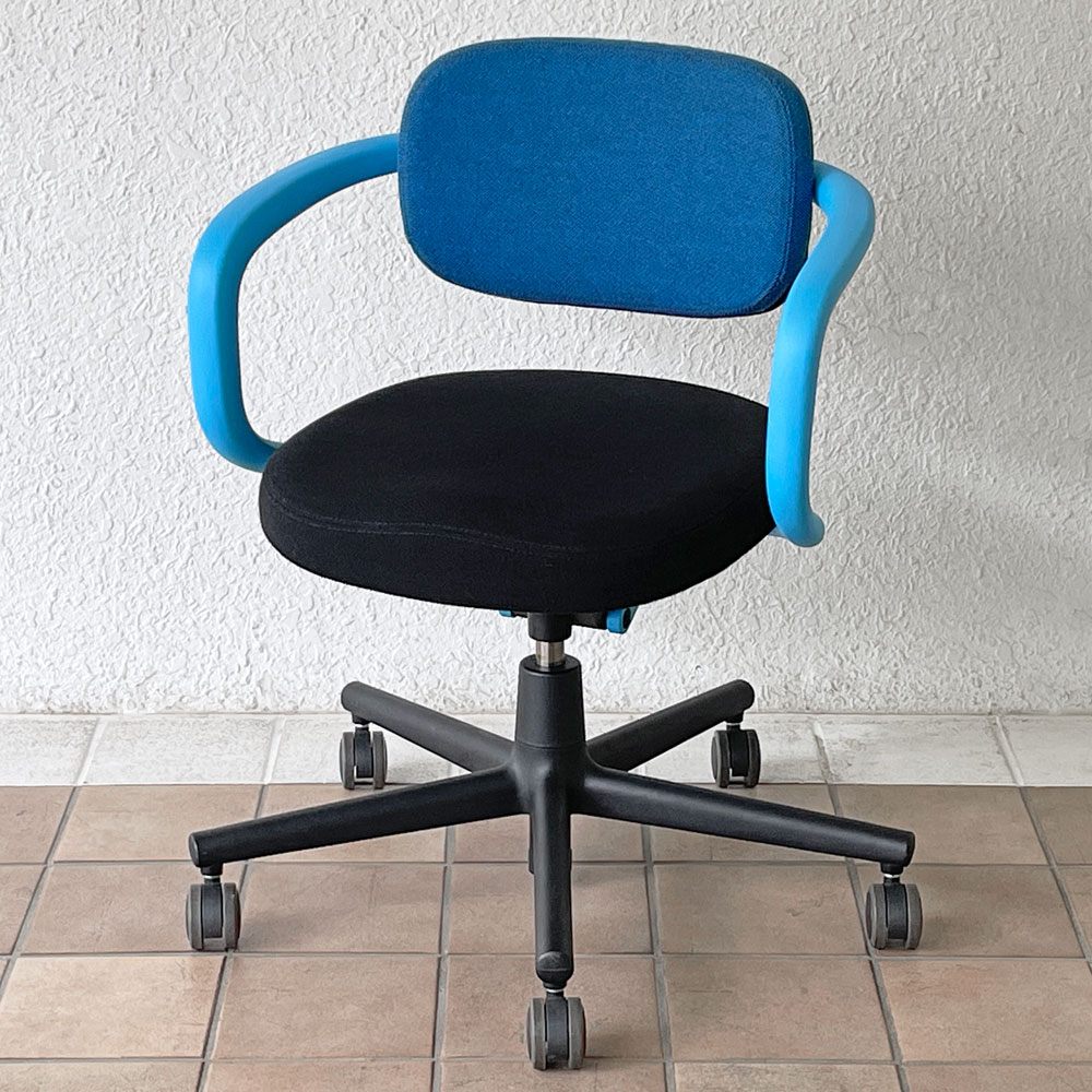 ヴィトラ Vitra オールスター Allstar オフィスチェア デスクチェア ブルー×ブラック コンスタンチン・グルチッチ 定価163,900円 ◇