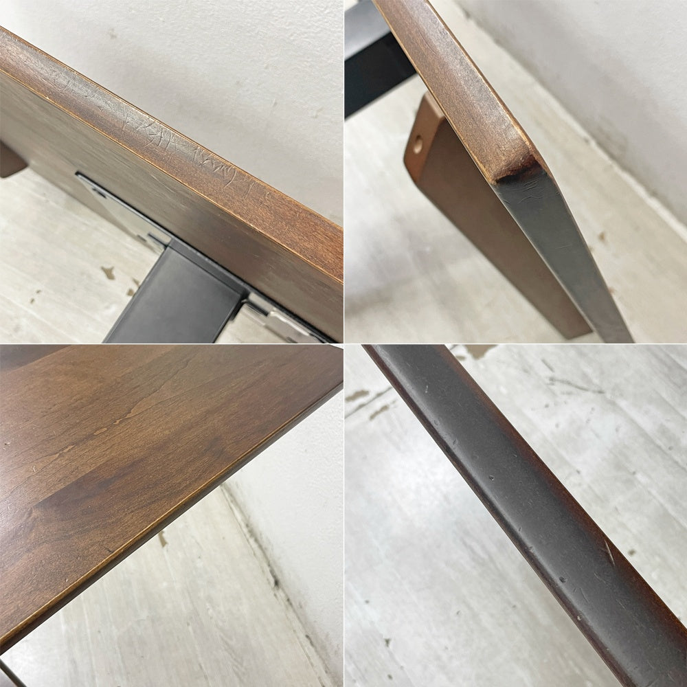 園田産業 ルチア Ruthia LDダイニングテーブル  昇降テーブル W120cm アルダー材 ●