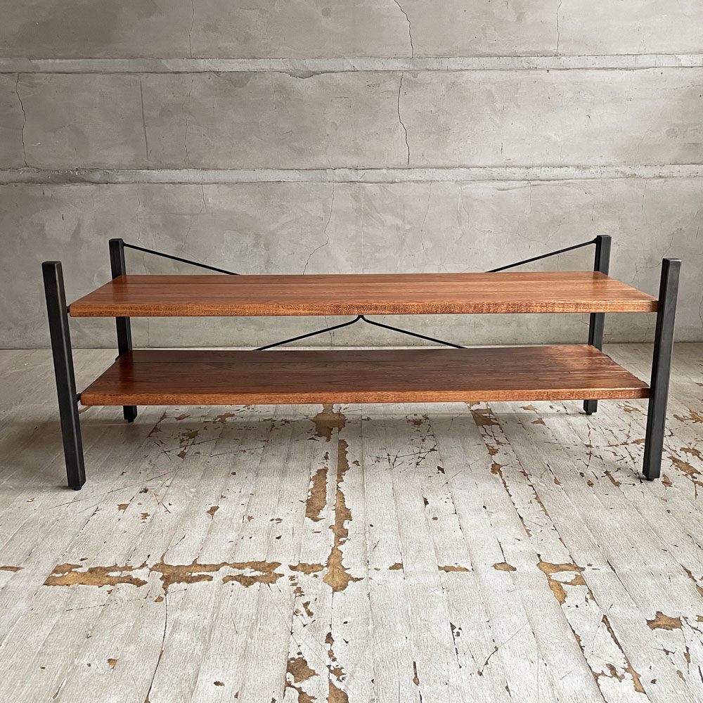 アクメファニチャー ACME Furniture グランビュー GRANDVIEW TVシェルフ AVボード w105cm ヘムロック材 アイアン インダストリアル ♪