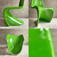 パントンチェア Panton Chair ヴェルナー・パントン Panton スペースエイジ FRP樹脂 スタッキングチェア ミッドセンチュリー グリーン リプロダクト品 ♪