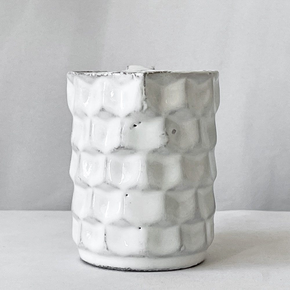 アスティエ・ド・ヴィラット Astier de Villatte キューブ Cube スモールピッチャー H7cm フランス 雑貨 ◇
