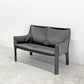 カッシーナ Cassina 414 CAB ラウンジアームチェア 2シーター キャブチェア 本革 マリオ・ベリーニ A 〓