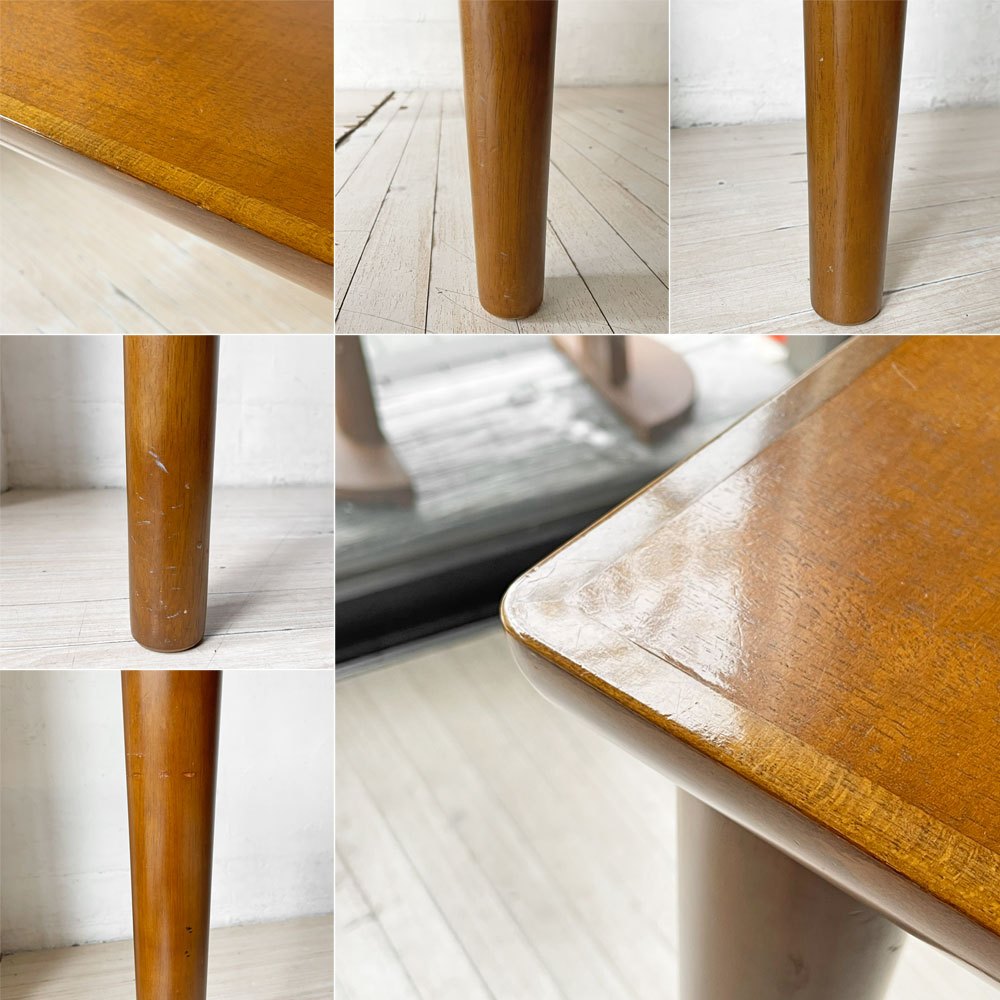 カリモク60+ Karimoku60+ ダイニングテーブル 1300 幅130cm ウォールナットカラー ジャパニーズミッドセンチュリー 定価 ¥86,900- ★