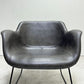 アデペシュ adepeche パニッシュ シェルチェア PUNISH shell chair アームチェア  PUレザー 合皮 スチール インダストリアル ●