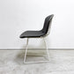 ノル Knoll 420 サイドチェア ワイヤーチェア ダイニングチェア ホワイト × グレー ファブリック フルカバー仕様 ハリー・ベルトイア ミッドセンチュリー ビンテージ ●