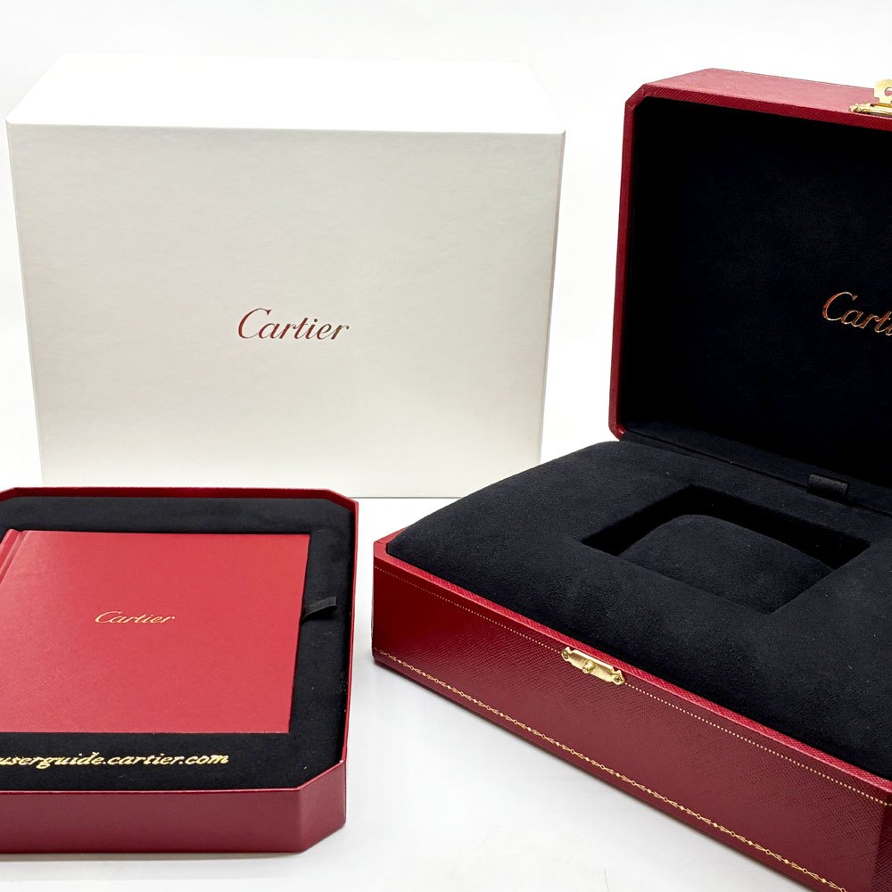 カルティエ Cartier 腕時計 ウォッチボックス ケース 純正ボックス 箱のみ ユーザーガイド付き フランス A ●