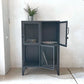 ジャーナルスタンダードファニチャー journal standard Furniture j.s.F  メッシュロッカー 2列2段 ブラック サイドキャビネット 南京錠付 ★