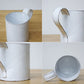 アスティエドヴィラット Astier de Villatte キーモチーフ 蓋付き マグカップ ARTS&SCIENCE フランス ◎