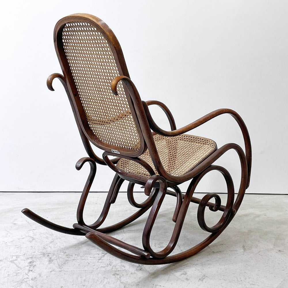 マルニ木工 オールドマルニ maruni ベントウッド ロッキングチェア Bentwood rocking chair 1976年～1988年製 #7028 リプロダクト 曲木椅子 ラタン張り  ●