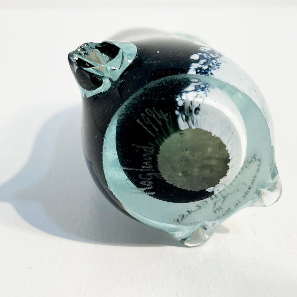 ホグラン アート グラス HOGLUND ART GLASS ガラスオブジェ ペンギンS・M・L 3点セット ニュージーランド ◎