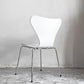 フリッツハンセン Fritz Hansen 3107 セブンチェア ホワイト ラッカー仕上げ スタッキング アルネ・ヤコブセン Arne Jacobsen デンマーク 北欧家具 A ■