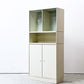 モンタナ MONTANA システムシェルフユニット SYSTEM SHELF UNIT 4ユニット キャビネット 木製扉＆ガラス扉＆ラック＆台輪 デンマーク ●