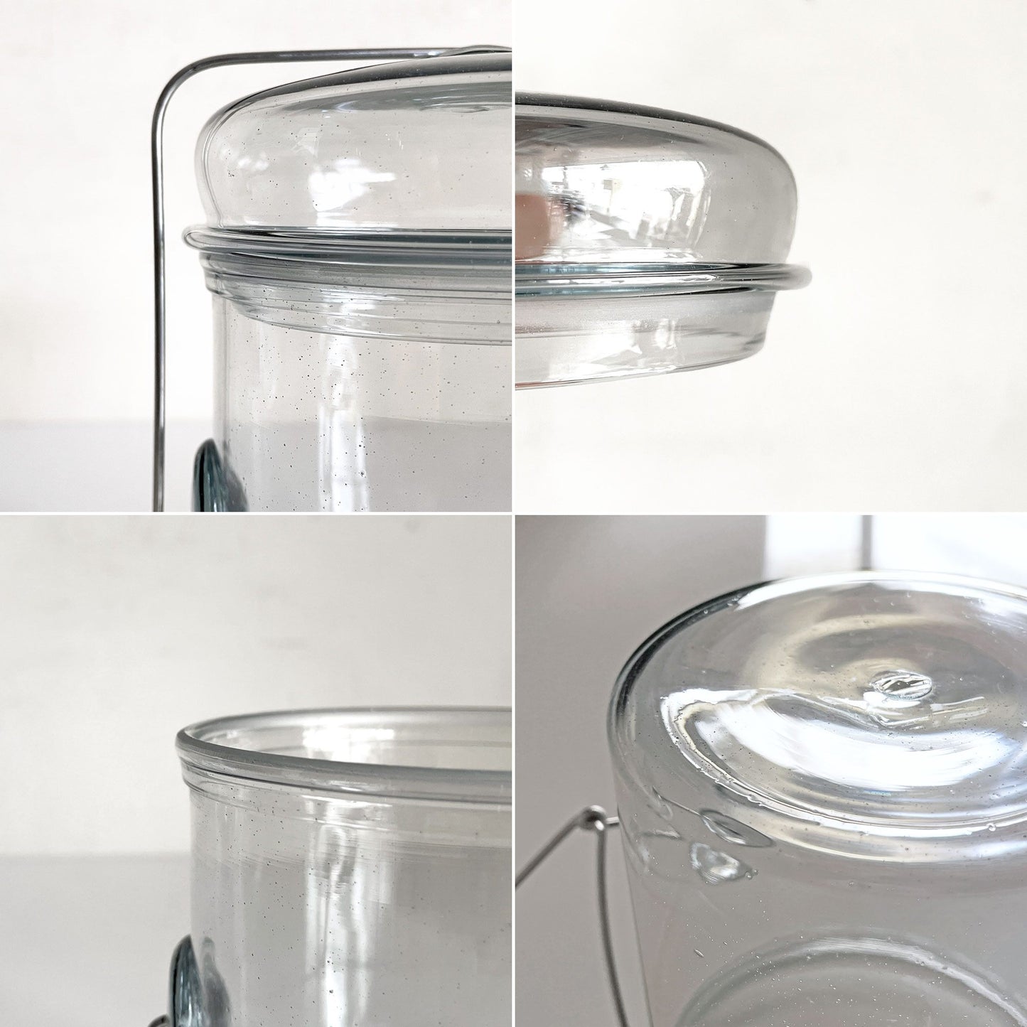 ピーターアイビー PETER IVY コーヒージャー Coffee Jar ブルー エディション Blue Edition ガラス φ10 x 14 cm 100個限定品 流動研究所 現代作家 ■