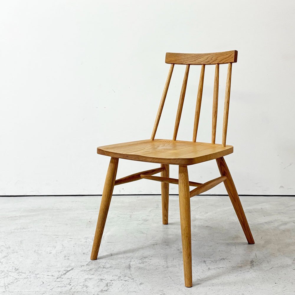 モモナチュラル MOMO Natural SB CHAIR ダイニングチェア オーク無垢材 オイルフィニッシュ ナチュラル ウィンザースタイル B ●