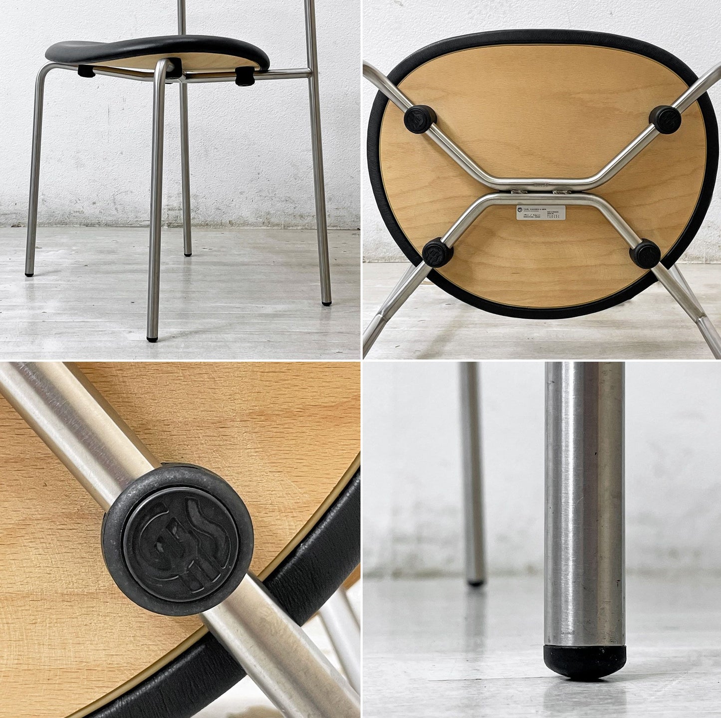 カールハンセン＆サン Carl Hansen & Son CH88P ダイニングチェア オーク材 本革 ハンス J. ウェグナー デンマーク 北欧家具 A ●
