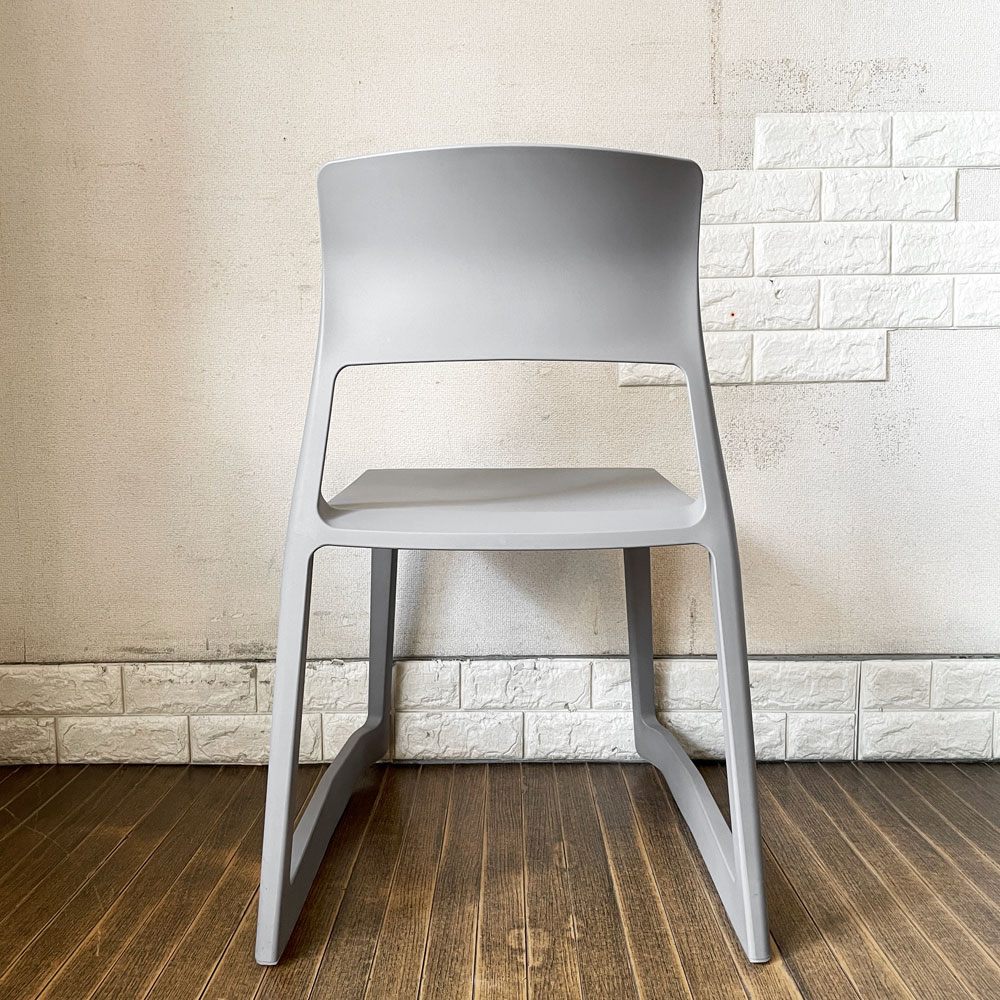 ヴィトラ Vitra ティプトン Tip Ton ワークチェア ダイニングチェア デスクチェア バサルト スタッキング チルト機能 定価￥47,300- A ◎