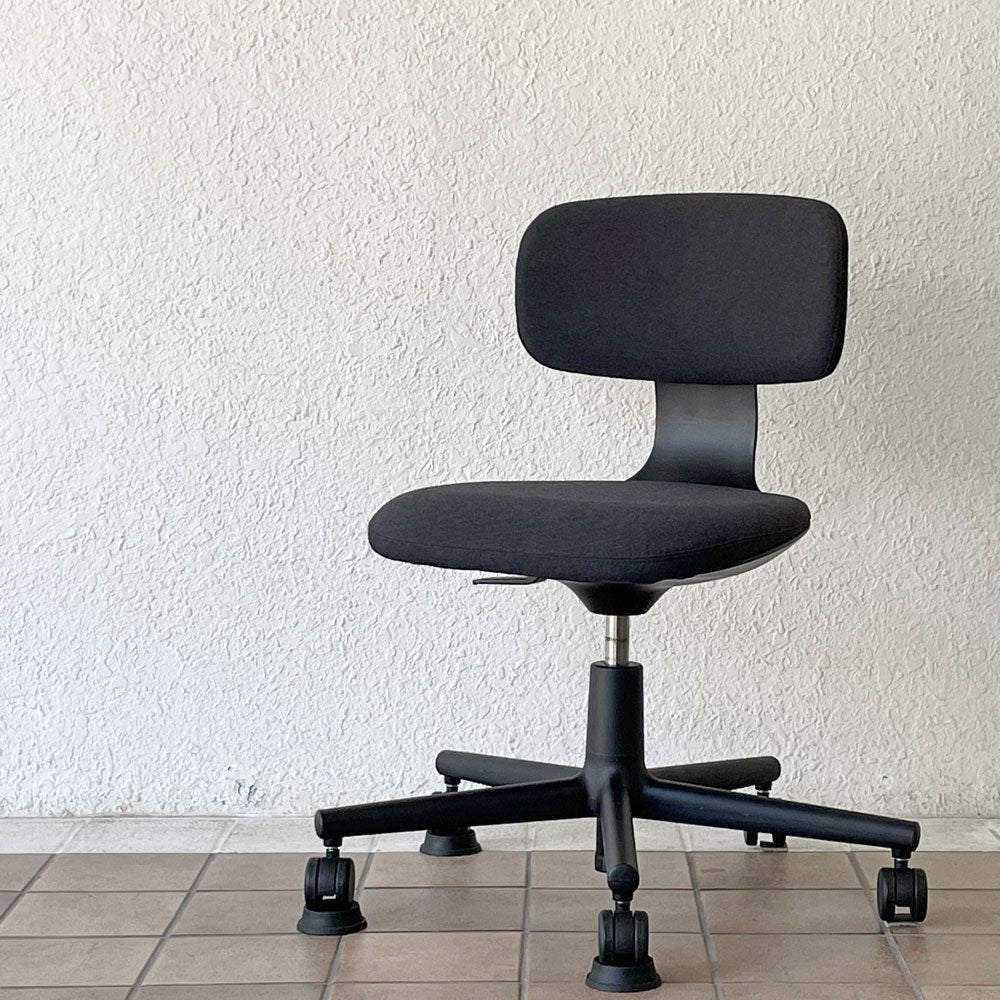 ヴィトラ vitra ルーキー Rookie デスクチェア キャスターチェア コンスタンチン・グルチッチ ダークグレー系ファブリック 定価￥78,100- ◇
