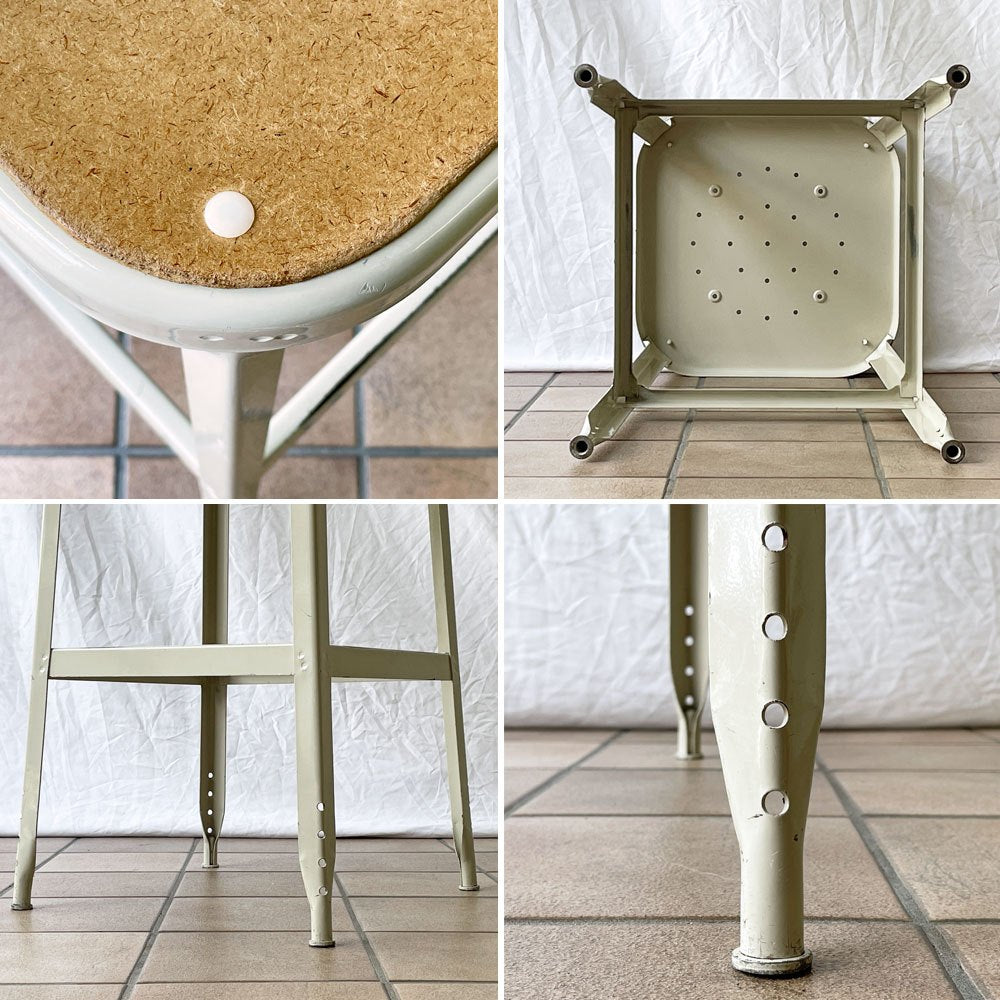 リオン LYON ファクトリー スツール FACTORY STOOL Lサイズ Putty White プレスウッドシート パシフィックファニチャーサービス P.F.S取り扱い A ◇