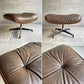ハーマンミラー Herman Miller ビンテージ イームズラウンジチェア＆オットマン ブラジリアンローズウッド レザー 本革 C&Rイームズ ミッドセンチュリー 希少 ♪
