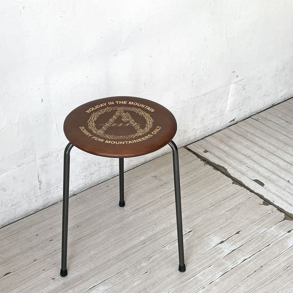 マウンテンリサーチ MOUNTAIN RESEARCH Little Summer Camp Round Stool H48㎝ ジェネラルリサーチ 3本脚 スツール A WREATH ★