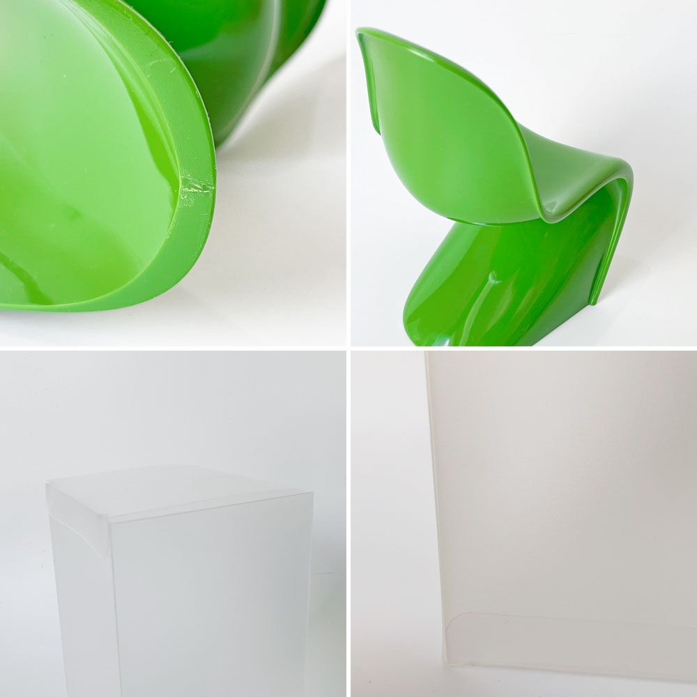 ヴィトラ デザインミュージアム Vitra Design Museum ミニチュアコレクション パントンチェア 1/6スケール 限定カラー グリーン 箱付き ★