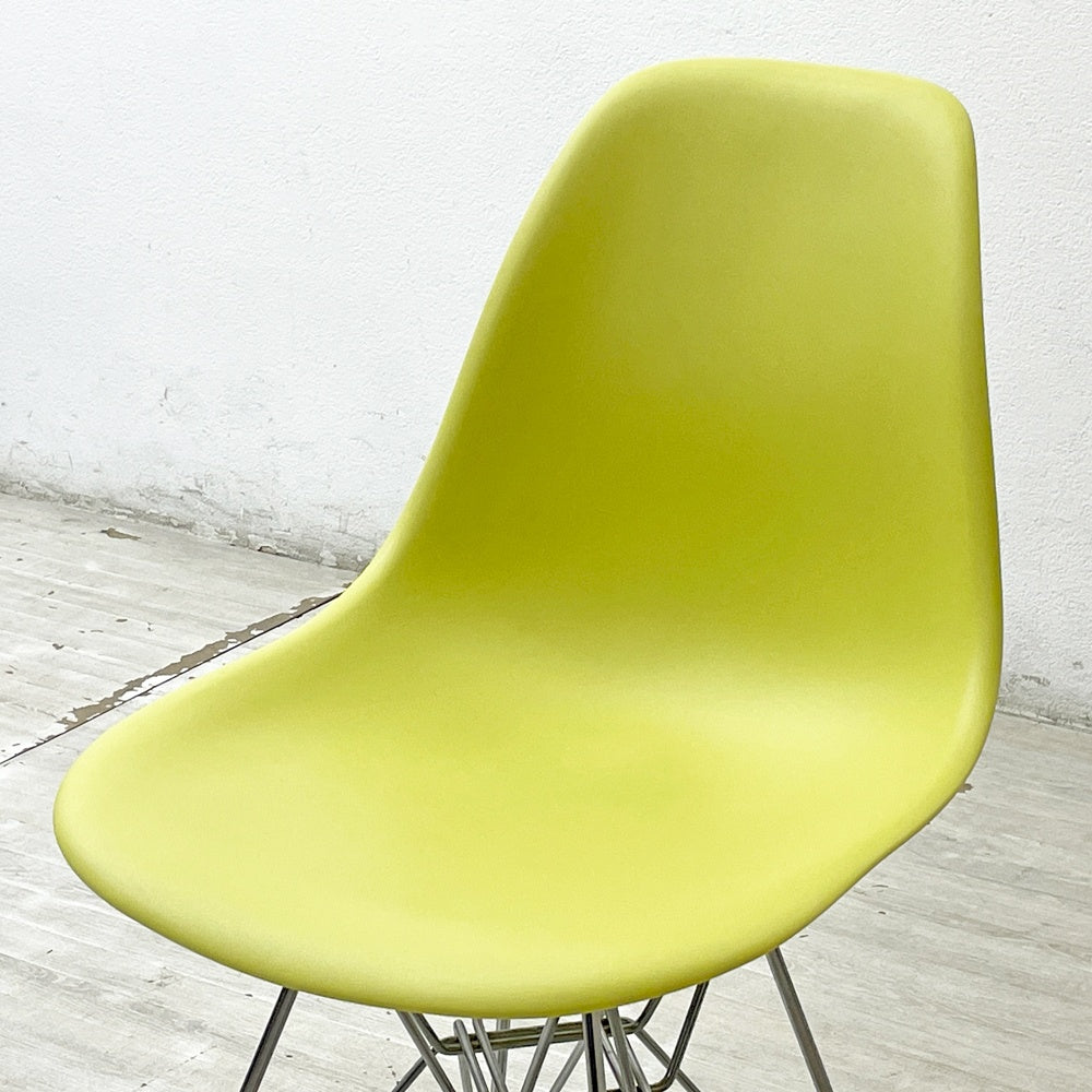 ハーマンミラー Herman Miller サイドシェルチェア イエロー ポリプロピレン製 エッフェルベース C&R イームズ ミッドセンチュリー ●