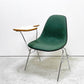 ハーマンミラー Herman Miller サイドシェルチェア セカンド 2nd ビンテージ アプホルスター スクールベース スタッキングベース 肘掛けテーブル付 イームズ ミッドセンチュリー C ●