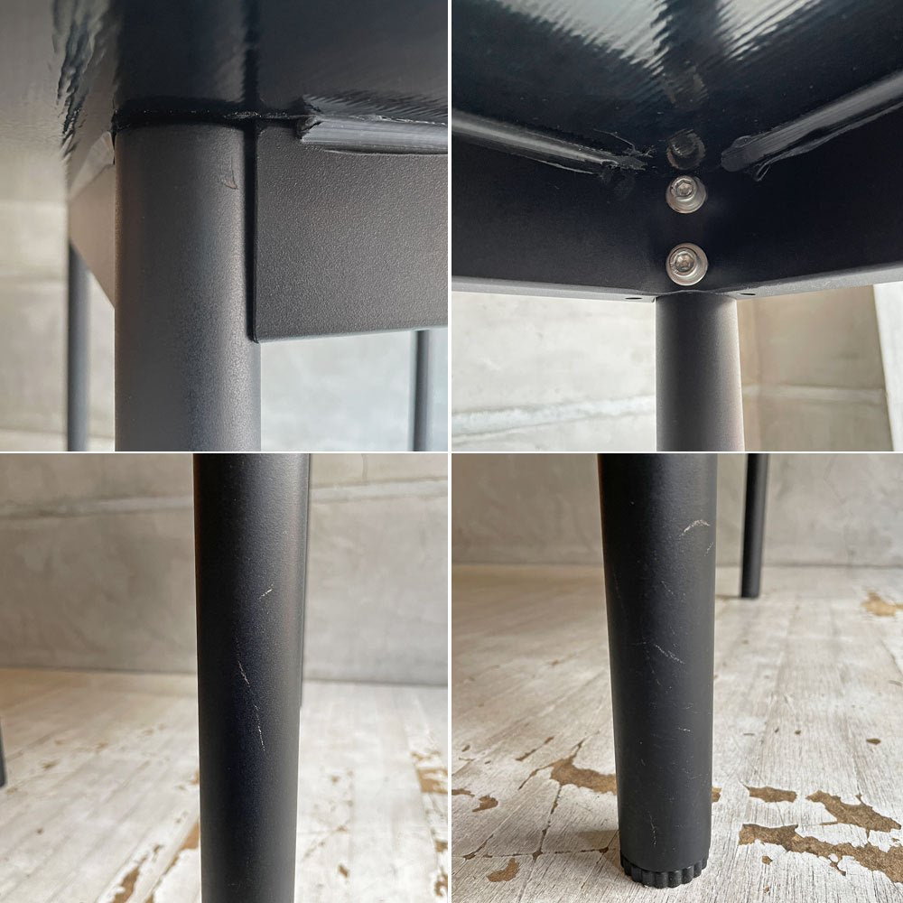 モーダエンカーサ moda en casa ミューズテーブル MEWS table ダイニングテーブル セラミックホワイト天板 モダンデザイン 定価￥114,400- ♪