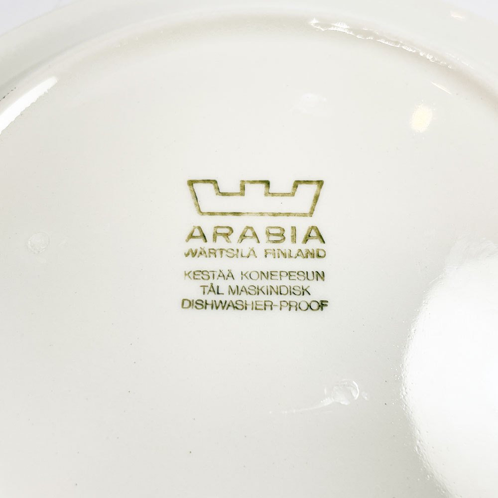 アラビア ARABIA カルタノ Kartano プレート Φ17cm エステリ・トムラ ビンテージ フィンランド 北欧食器 ★