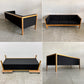 ハーマンミラー Herman Miller ビンテージ ネルソン キューブ グループ シーティング ソファ 3シーター W1940 Nelson Cube Sofa 76" ブラック ミッドセンチュリーモダン 〓