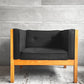 ハーマンミラー Herman Miller ネルソンキューブ アームチェア ラウンジチェア 1pソファ オーク無垢材 ジョージネルソン George Nelson ♪