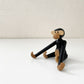 カイボイスン KAY BOJESEN DENMARK モンキー Monkey ミニ ブラック 木製オブジェ H9.5cm デンマーク 北欧雑貨 定価￥14,300- ◎