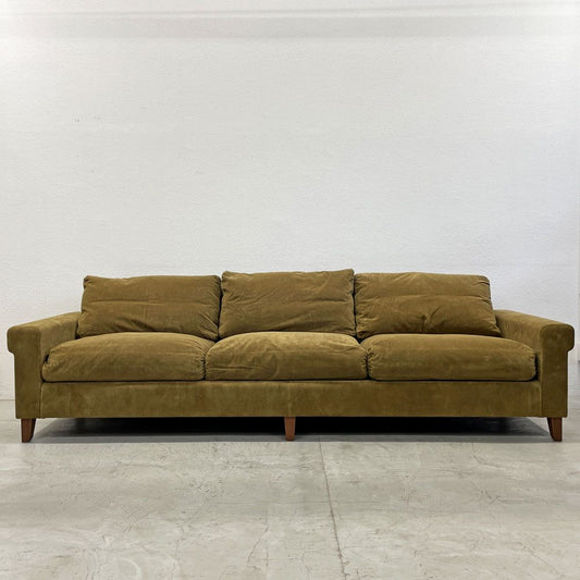 トラックファニチャー TRUCK FURNITURE FKソファ ディーパー FK SOFA DEEPER 4.5シーター コーデュロイ フェザークッション 定価720,500円 〓