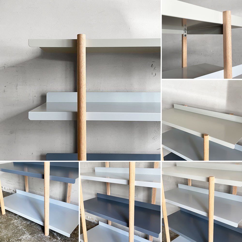 デュエンデ DUENDE マージシェルフ4 Marge shelf 4 オーク無垢 スチール 芦沢啓治 シンプルモダン ナチュラルテイスト ■