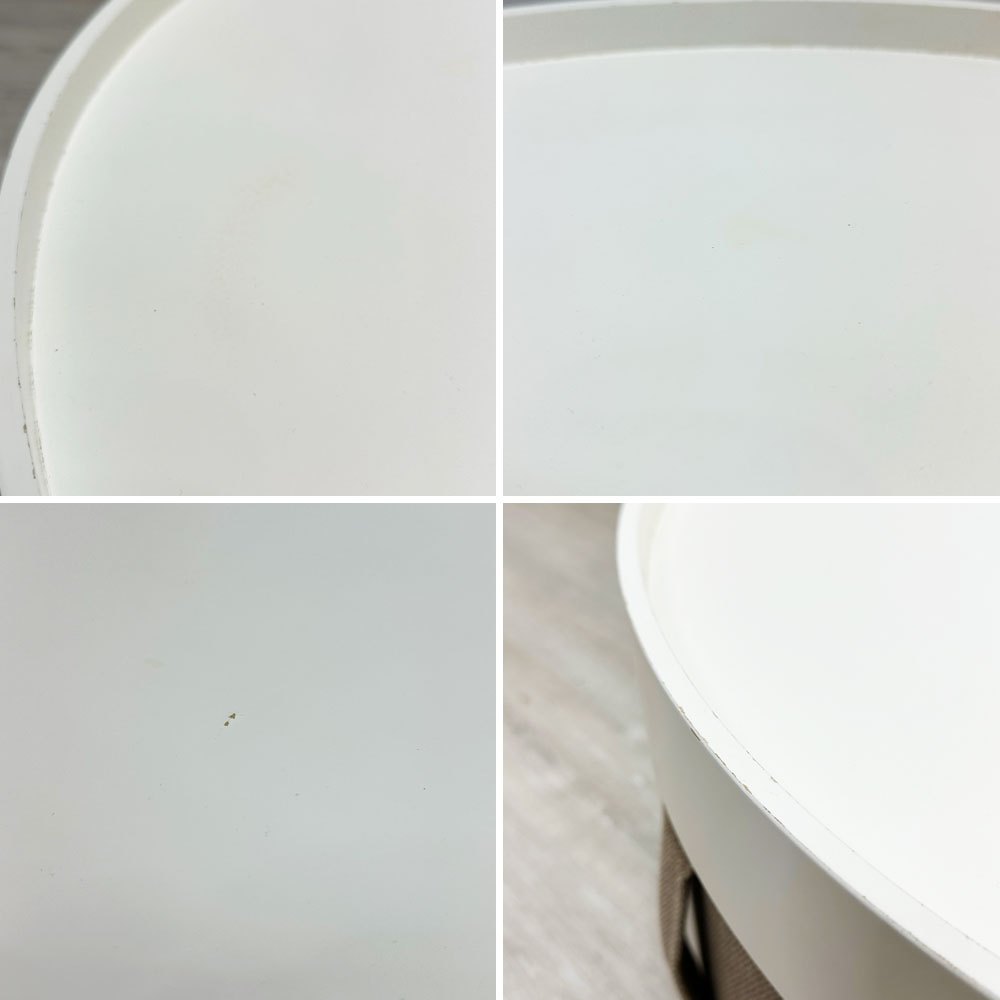 ソフトライン SOFTLINE ドラムスパフ DRUMS POUF スツール リビングテーブル ローテーブル ホワイト デンマーク アクタス取扱 定価￥64,900- ●