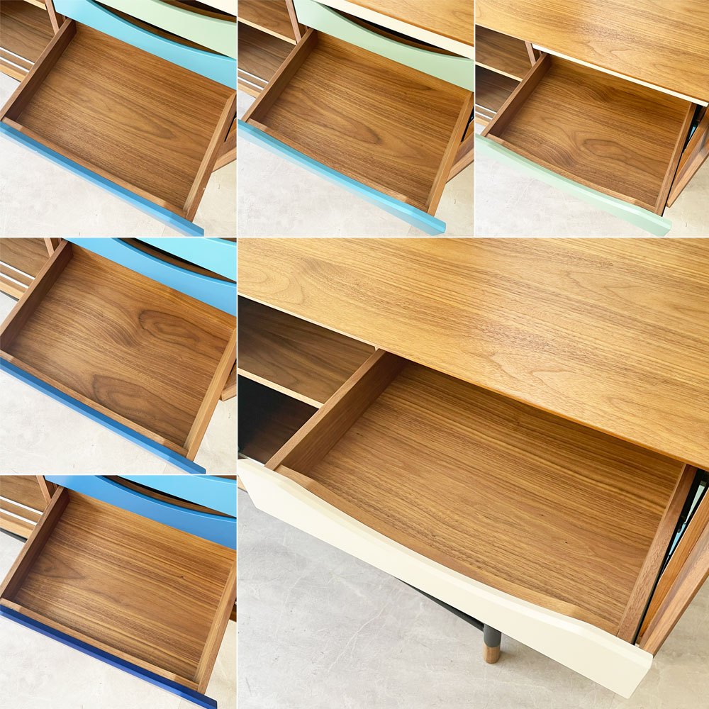 フィン・ユール Finn Juhl サイドボード SIDEBOARD WITH TRAY UNIT キャビネット リプロダクト品 ウォールナット 北欧 ミッドセンチュリー ★