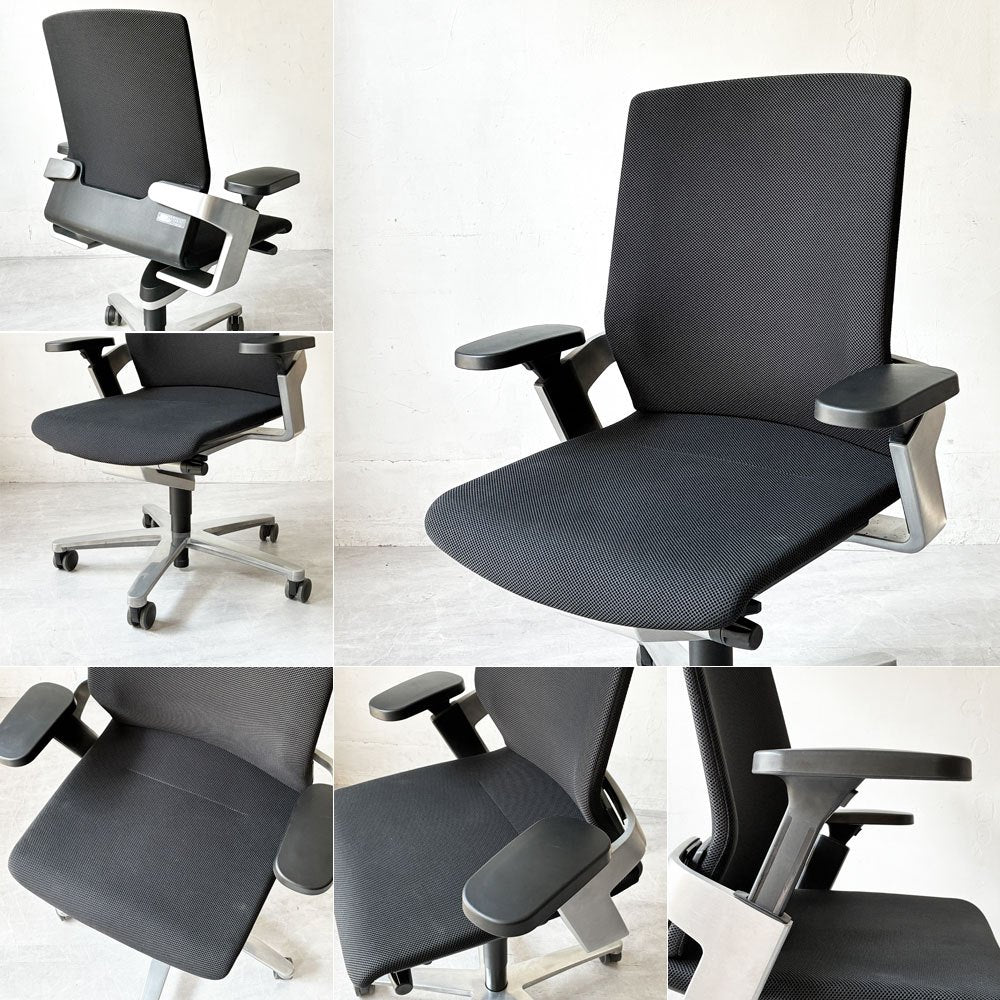 ウィルクハーン Wilkhahn オンチェア ON Chair デスクチェア ミドルバック キャスターチェア アーム可動 座面昇降 ドイツ グッドデザイン賞 ★